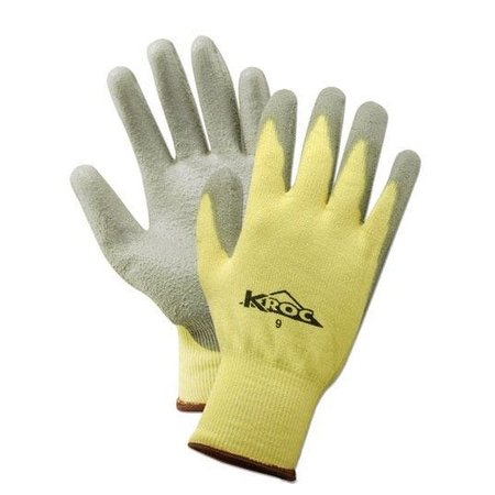 MAGID KROC KEV4327 ParaAramid Blend PU Palm Coated Gloves  Cut Level 2, 12PK KEV4327-9